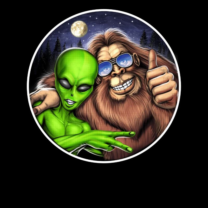 Bigfoot and Alien