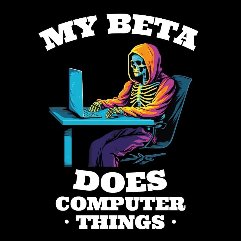 Mein Beta macht Computerdinge Programmierer