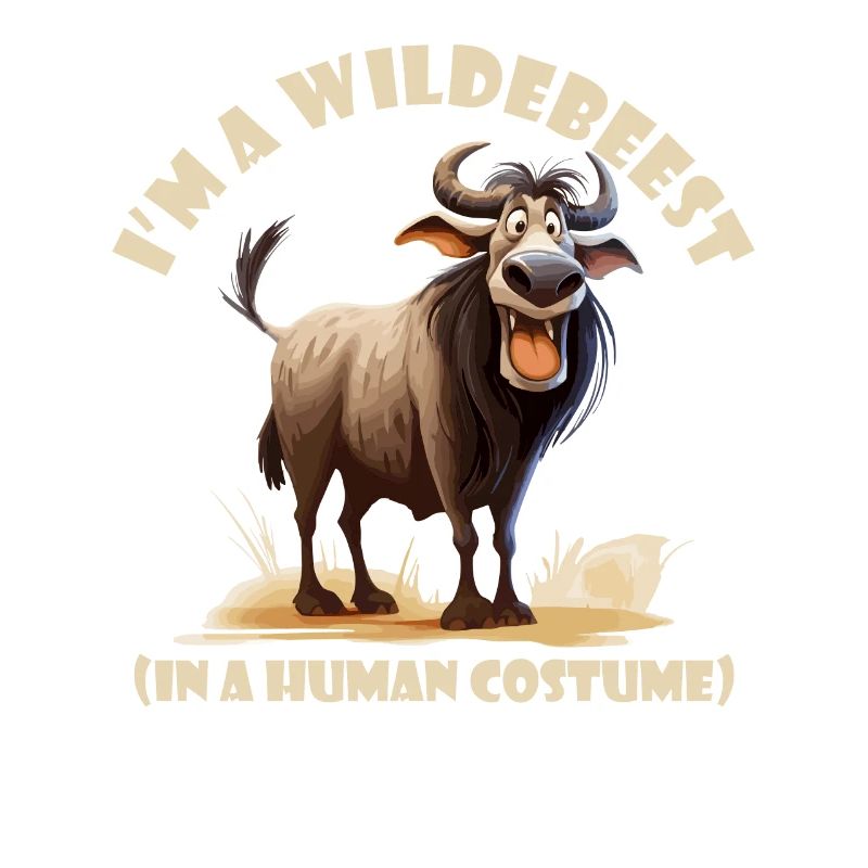 Ich Bin Ein Gnu Witziges Halloween Kostüm Gnu