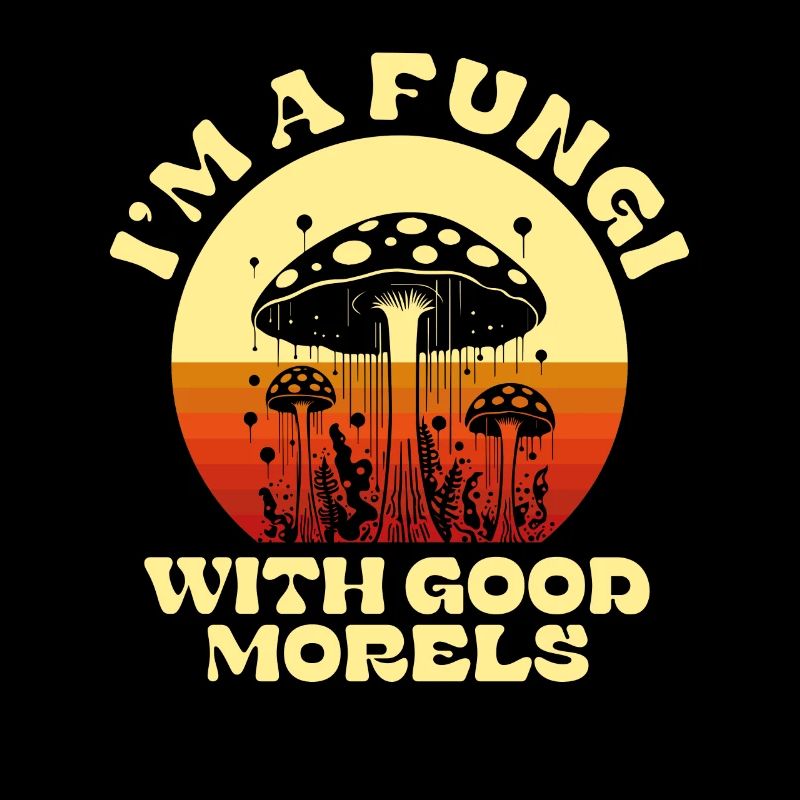 Pilzliebhaber Spruch Retro Design Ich Bin Ein