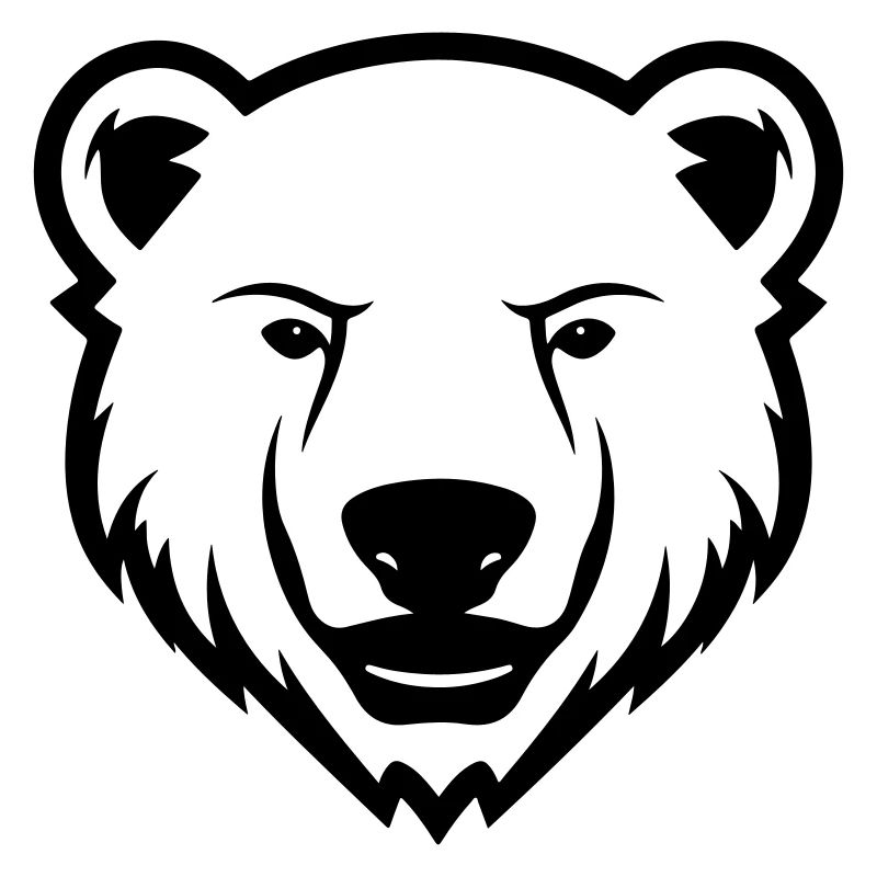 polar bear head polar bear