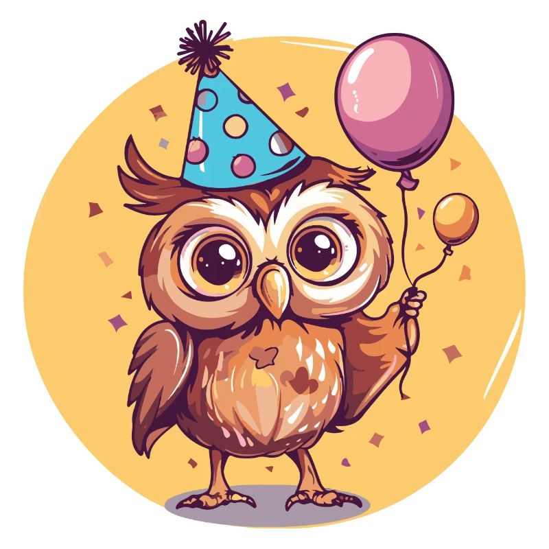 Eule Geburtstag Comic