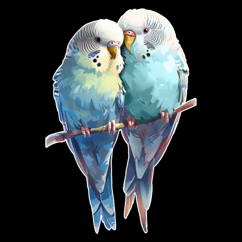 Budgie pair
