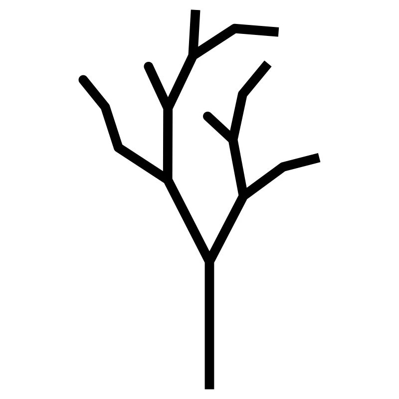 Abstract Tree Branch Branch Nature Shape Symbol