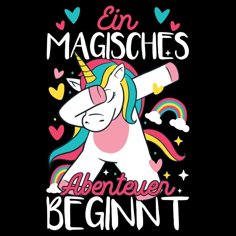 Grundschule Einschulung Schulkind Einhorn