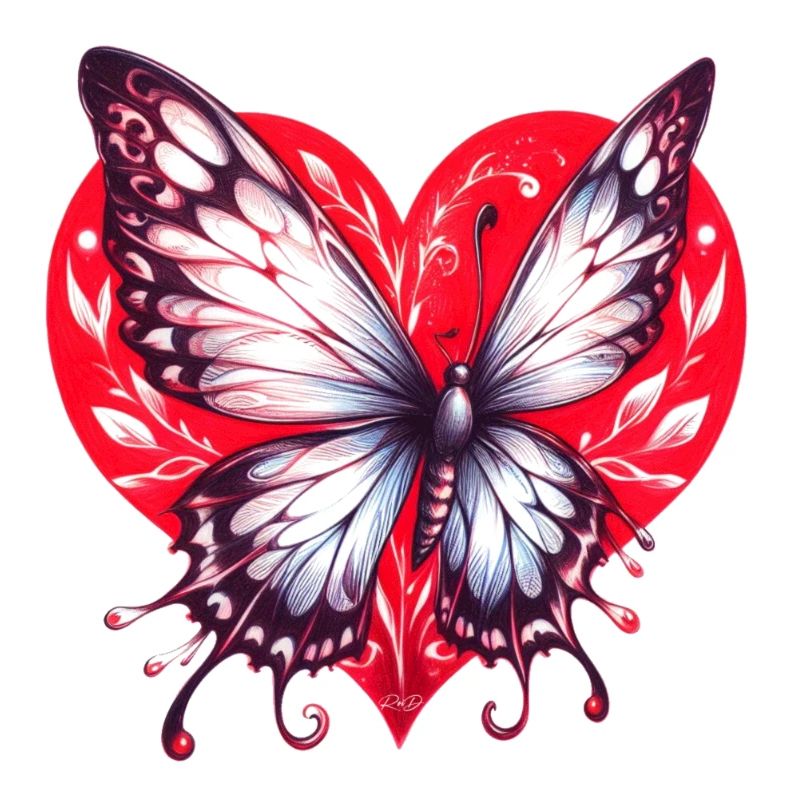 Coeur de papillon