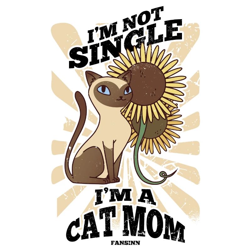 meilleur chat maman chat dame propriétaire de chat Geschen