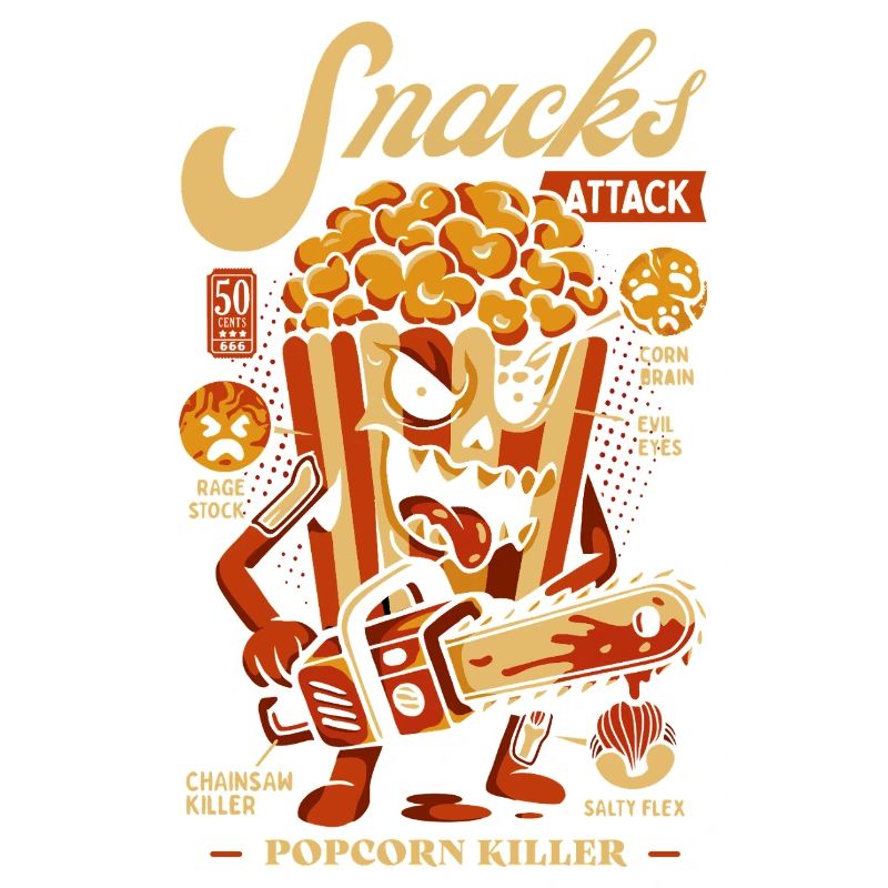 Slasher Snacks Attacks Popcorn Killer