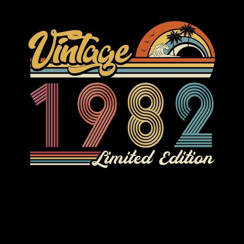 Vintage « Limited Edition » vintage 1982 anniversaire