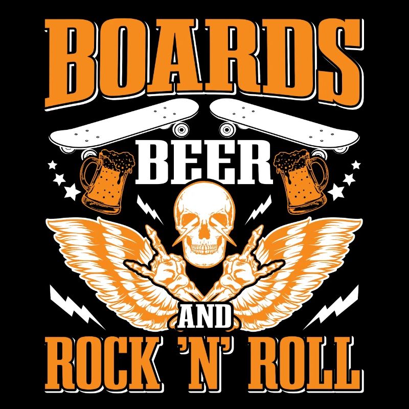 Rock and Roll, Bier Konzert Skateboarding