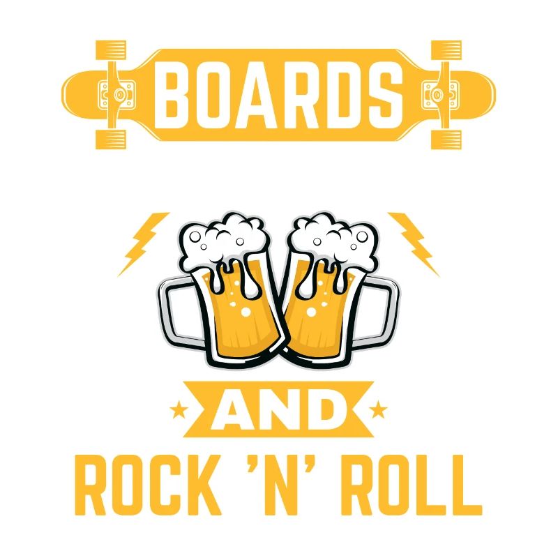 Rock and Roll, Bier, Skateboard Longboard Konzert