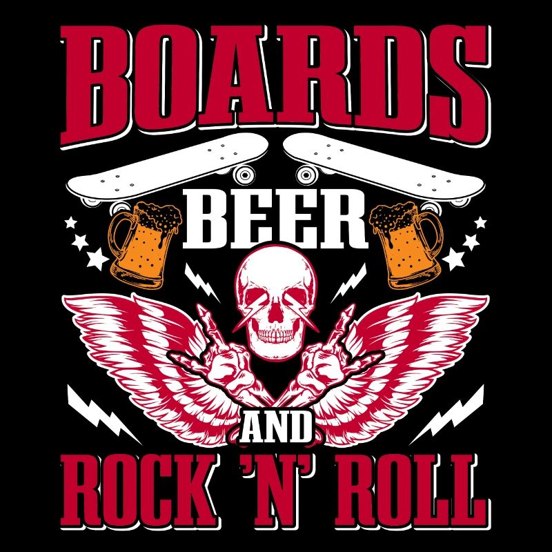 Rock and Roll, Bier Konzert Skateboarding