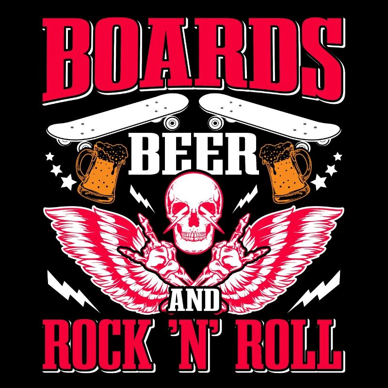 Rock and Roll, Bier Konzert Skateboarding