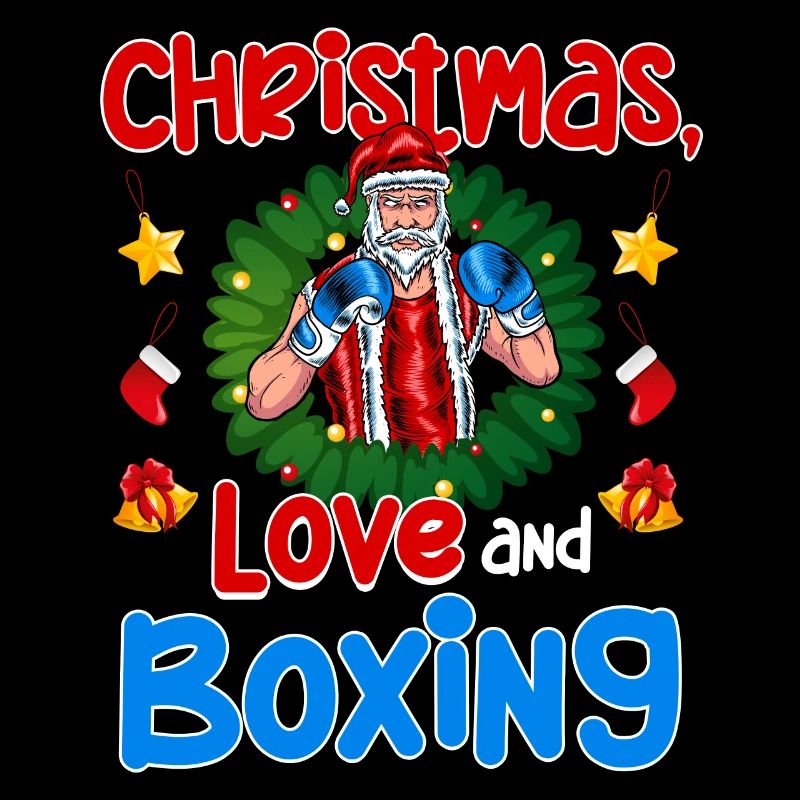Christmas Love Boxing Boxer Weihnachtsgeschenk