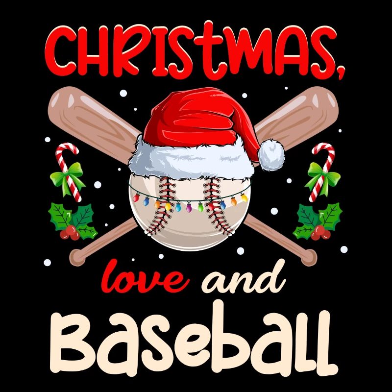 Baseball Player Team Club Christmas Love