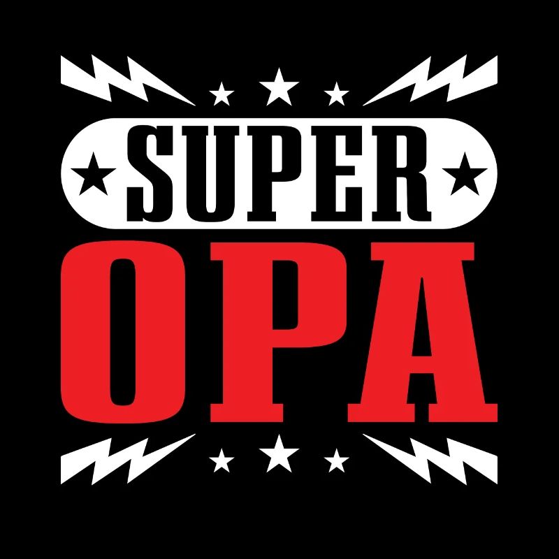 Opa, bester Großvater Super Opi, Nichte Enkel