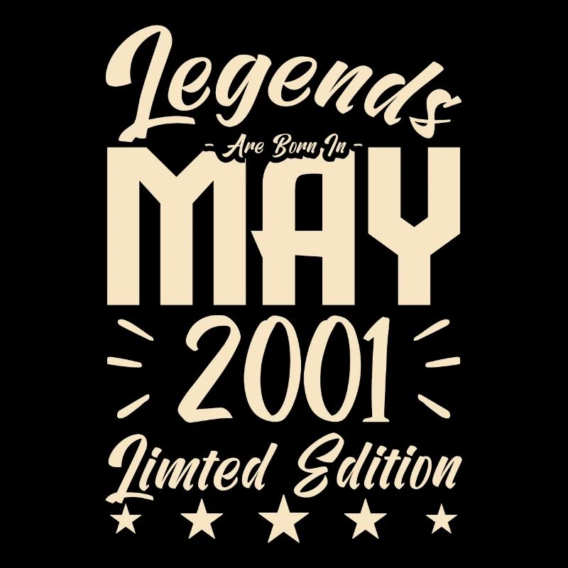 Born May 2001 Birthday gift 2001.