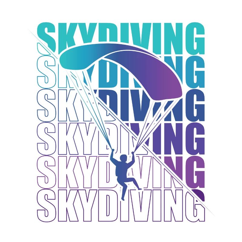 Skydive Freefly Fallschirmspringer Chemise Parachutisme