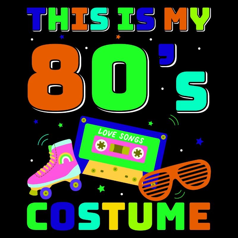 80er Jahre Retro KostümMottoparty Kostüm 90s Party