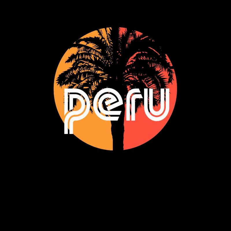 Peru Artistic Vacation Souvenir Palm Tree