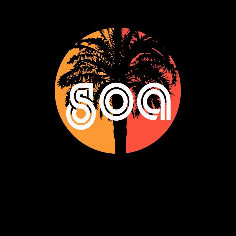 Goa India Artistic Vacation Souvenir Palm Tree
