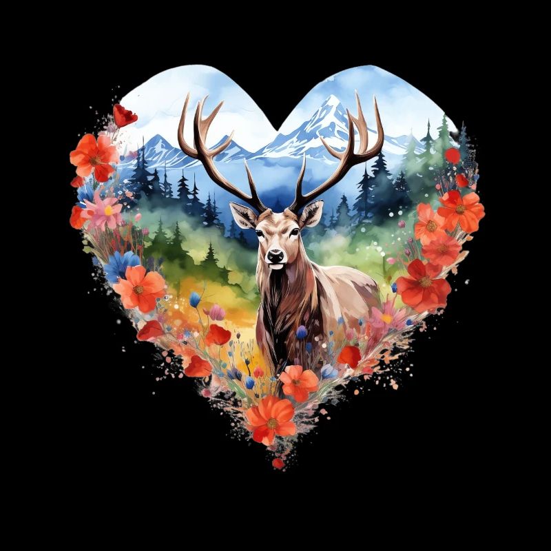 Ersatz Dirndl Hirschgeweih Hirsch