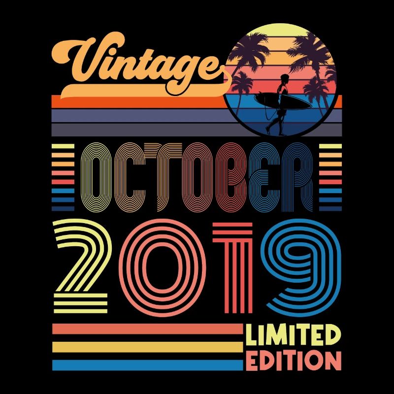 Anniversary October 2019. Gift October 2019.