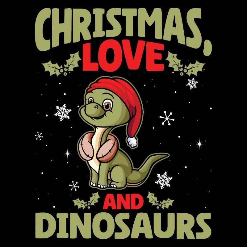 Dino Boy Enfants Noël Amour Dinosaure