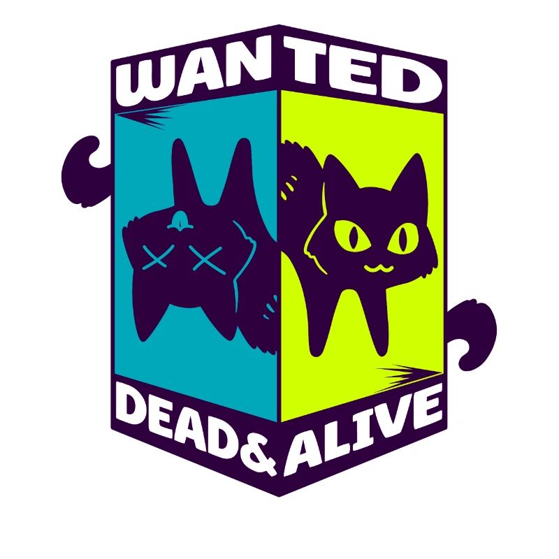 Physique Quantum Nerd Dead Alive Le chat de Schrödinger