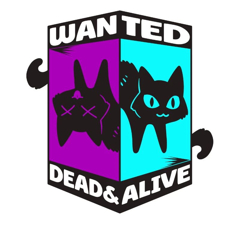 Physique Quantum Nerd Dead Alive Le chat de Schrödinger
