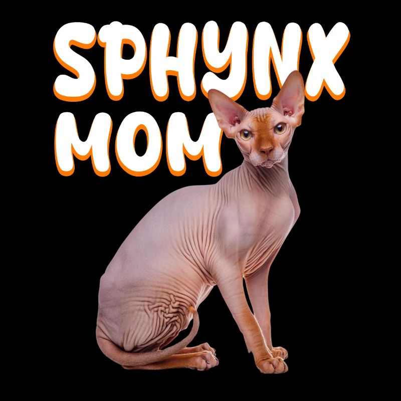 Sphynx Cats Mom, Cat Lover Naked Cat