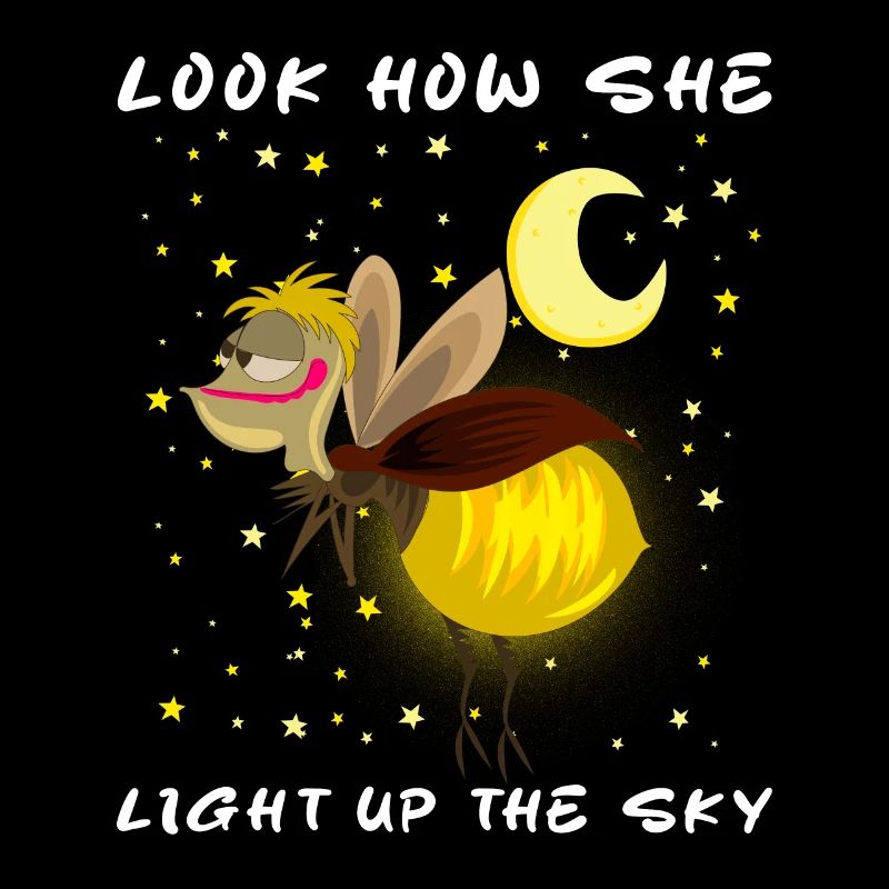 Regardez comment elle illumine le ciel mème Firefly magique