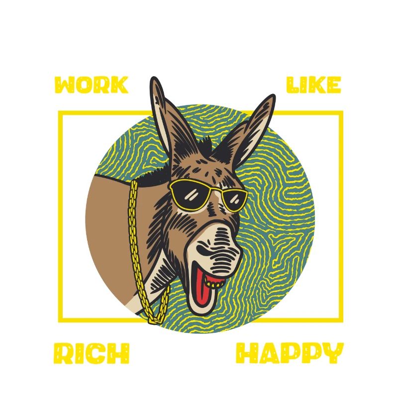 Rich donkey: Hard work pays off, motivation