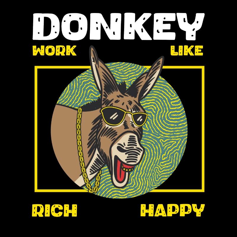 Rich donkey: Hard work pays off, motivation