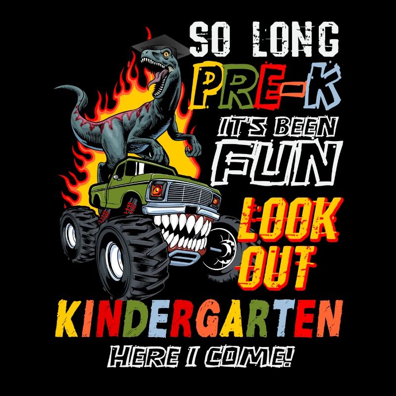Kindergarten Abschluss Dino Dinosaur T-Rex Spaß