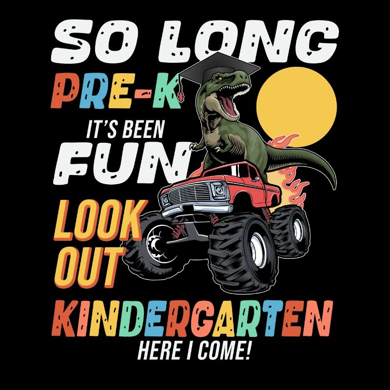 Kindergarten Abschluss Dino Dinosaur T-Rex Spaß