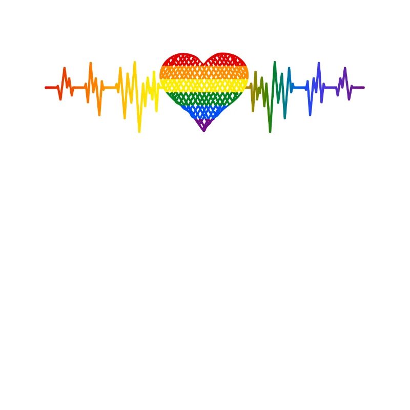 Gender Lesbians, Gays, Trans, Queer Rainbow
