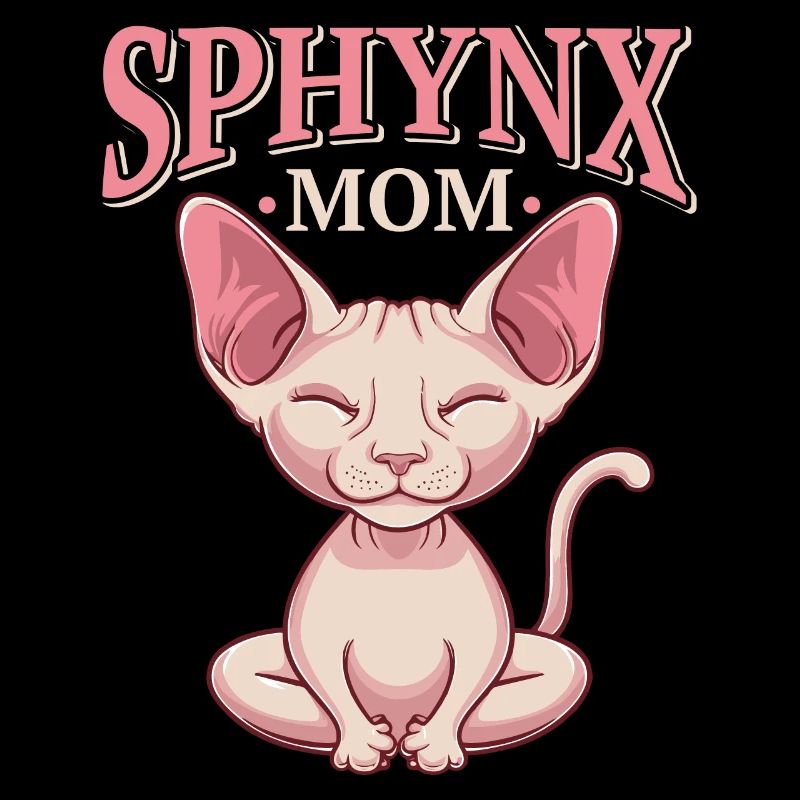 Sphynx Cats Mom, Cat Lover Naked Cat