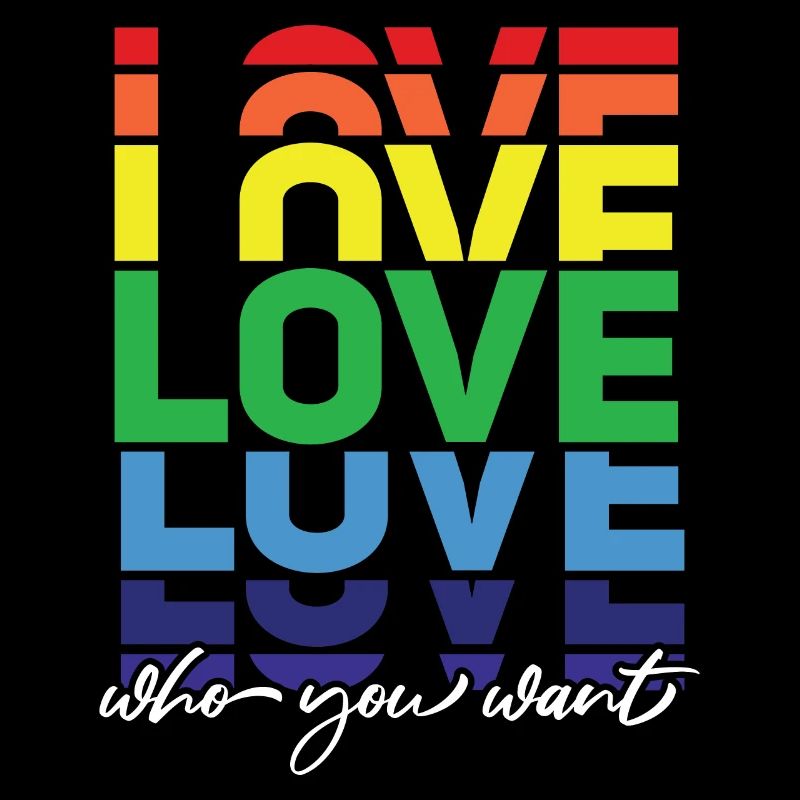 Gender Lesbians, Gays, Trans, Queer Rainbow