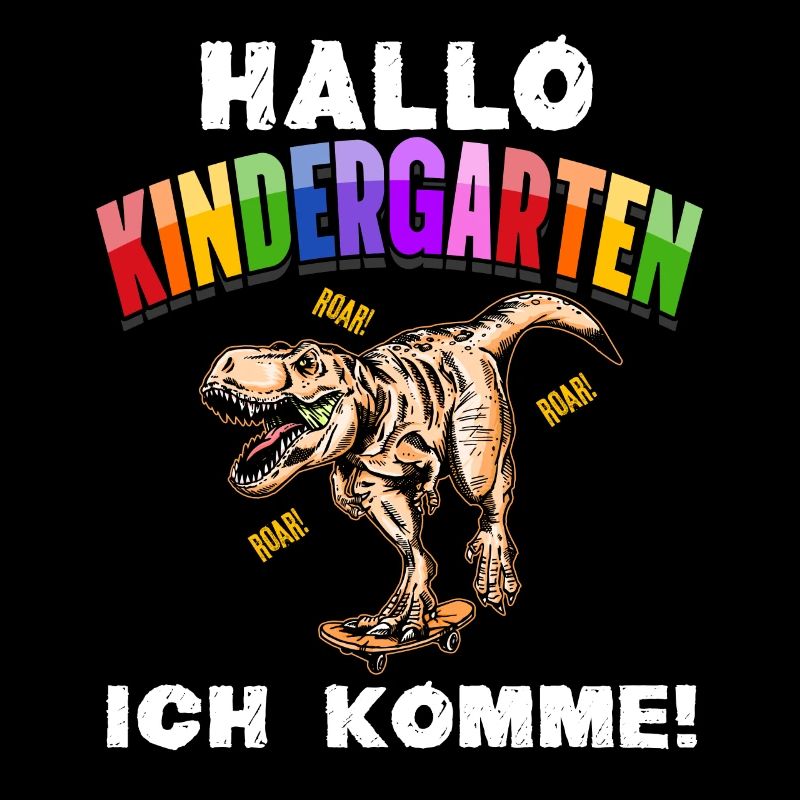 T-Rex Dino Kindergartenstart Kinder Jungs, Mädchen