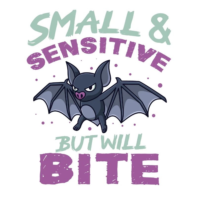 Fledermaus Halloween Small Sensitive But Will Bite