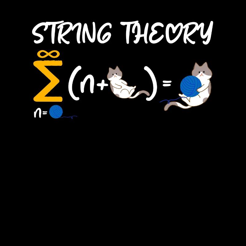 Nerd de la théorie des cordes Le chat de Schrödinger