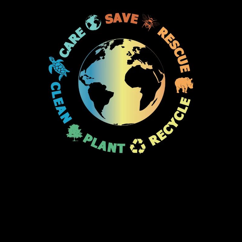 Rette Tiere Recyceln Tag Der Erde, Rette Den Ozean