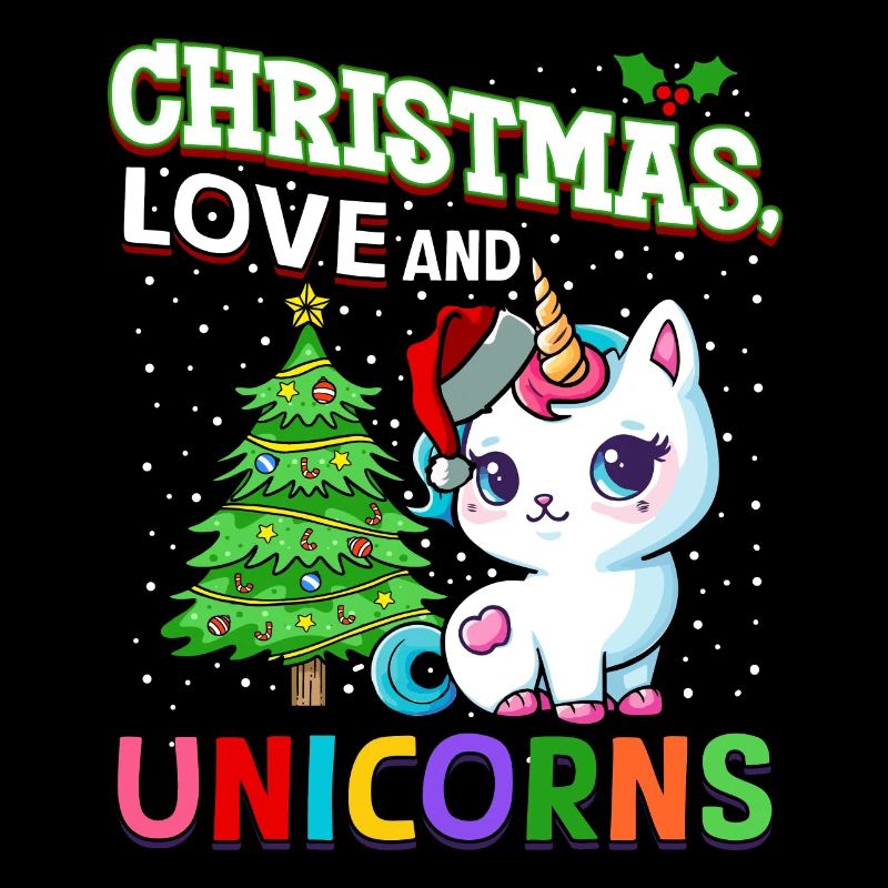 Licorne Chevaux Cavaliers Noël Amour Équitation