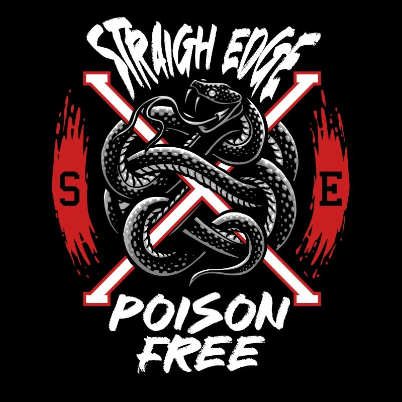 Vegan, gegen Drogen, Hardcore Punk Straight Edge