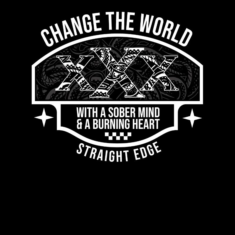 Vegan, gegen Drogen, Hardcore Punk Straight Edge