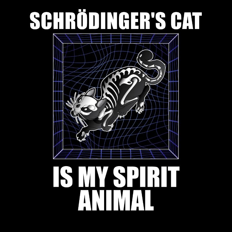 Physik Quanten Nerd Dead + Alive Schrödingers