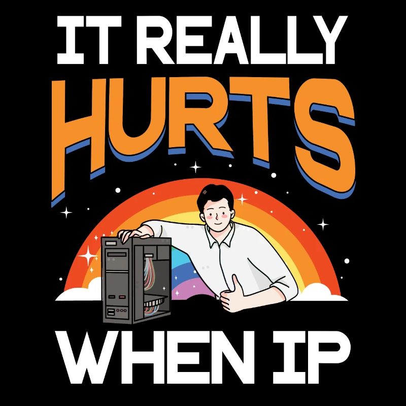 Lustiger Spruch "It Burns when i Pee"!