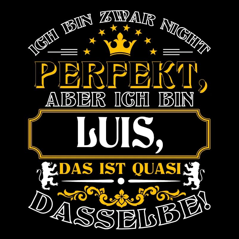 Funny LUIS for Name Day with Name Name