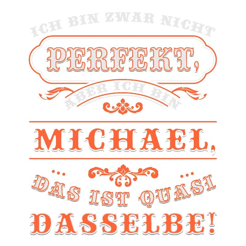 Funny MICHAEL for Name Day with Name Name